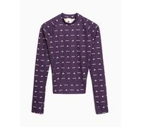 Camiseta con logo Slim de manga larga adidas Originals x Moon Boot para mujer Morado XS