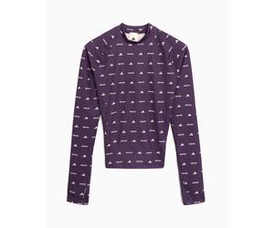 Camiseta con logo Slim de manga larga adidas Originals x Moon Boot para mujer Morado XS