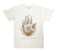 Camiseta con logotipo de Alice In Chains, Natural, Large