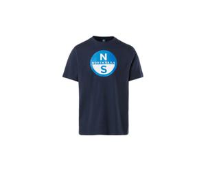Camiseta con logotipo impreso de gran tamaño North Sails Basic XL