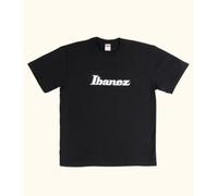 Camiseta con logotipo oficial Ibanez talla S 100% algodón negro