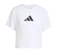 adidas Mujer Workout Essentials Big Performance Logo Training Shirt, White, XXL