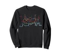 Camiseta con Mapa del Metro de Londres Sudadera