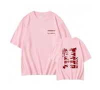 Camiseta con póster del álbum Tunnel Vision, Camiseta Estampada Worldtour, Camiseta de algodón for Uso Diario de High Street(B. Pink,2XL)
