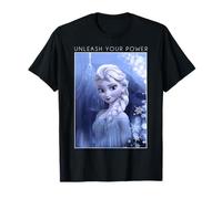 Camiseta con póster gráfico de Elsa Unleash Your Power de Frozen de Disney Camiseta