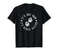 Camiseta con purpurina «It's Not Hair Its Beagle», regalo divertido para dueño de perro Camiseta