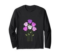 Camiseta con Rosas en Ella - Camiseta de jardinería de Flores para Mujer Manga Larga