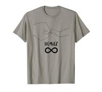 Camiseta con texto en alemán "Katzen Freunde Homiez for ever tshirt", para gatos y papá Camiseta