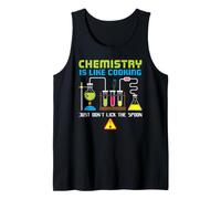 Camiseta con Texto en inglés Chemistry Is Like Cooking Camiseta sin Mangas