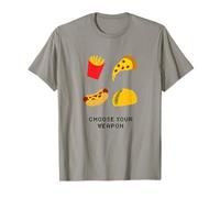 Camiseta con Texto en inglés Choose Your Weapon Camiseta
