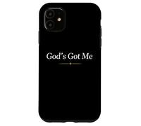 Camiseta con Texto en inglés God'S Got Me, Estilo Inspirado basado en la fe Carcasa para iPhone 11