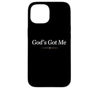 Camiseta con Texto en inglés God'S Got Me, Estilo Inspirado basado en la fe Carcasa para iPhone 15
