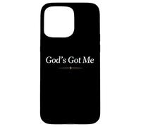 Camiseta con Texto en inglés God'S Got Me, Estilo Inspirado basado en la fe Carcasa para iPhone 15 Pro MAX