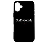 Camiseta con Texto en inglés God'S Got Me, Estilo Inspirado basado en la fe Carcasa para iPhone 16 Plus