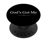 Camiseta con Texto en inglés God'S Got Me, Estilo Inspirado basado en la fe PopSockets PopGrip Adhesivo
