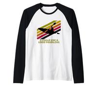 Camiseta con Texto en inglés I Could Use A Good Paddling - Camiseta Divertida para kayakistas Camiseta Manga Raglan