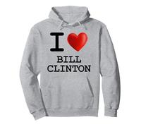 Camiseta con Texto en inglés I Love Bill Clinton Sudadera con Capucha