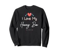 Camiseta con Texto en inglés I Love My Honey Bee Cute Mother's Day Sudadera