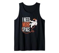 Camiseta con Texto en inglés I Need More Space Exploration for Kids Science Gifts Camiseta sin Mangas