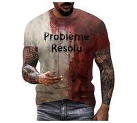 Camiseta con texto en inglés "Im Fine Bloody Shirt Halloween Bloody Cloth Shirt Blood Splatter Halloween Im Fine Costume Costumes Scary Blood Scary Clothes Gift Splatter Top, 5X Large Men's Graphic