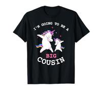 Camiseta con texto en inglés "I'm Gonna Be A Big Cousin Baby Girl" Camiseta