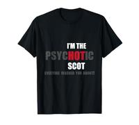 Camiseta con texto en inglés "I'm the psycHOTic Scot", idea de regalo divertida Camiseta