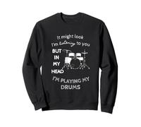 Camiseta con Texto en inglés It Might Look Like I'm Listening To You Sudadera