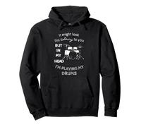 Camiseta con Texto en inglés It Might Look Like I'm Listening To You Sudadera con Capucha