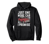 Camiseta con Texto en inglés Just One More Car I Promise Sudadera con Capucha