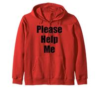 Camiseta con Texto en inglés Please Help Me Sudadera con Capucha