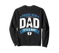 Camiseta con texto en inglés "Proud New Dad" Cute Its A Boy Gifts Baby Father's Day Sudadera