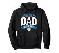 Camiseta con texto en inglés "Proud New Dad" Cute Its A Boy Gifts Baby Father's Day Sudadera con Capucha