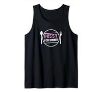 Camiseta con texto en inglés "Pussy for Din Camiseta sin Mangas