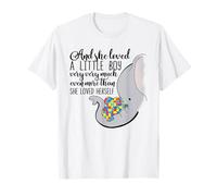 Camiseta con Texto en inglés She Loved A Little Boy Very Much Autism Elephant Mom Camiseta
