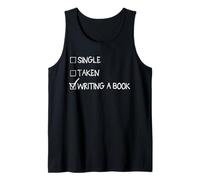 Camiseta con Texto en inglés Single Taken Waiting a Book Camiseta sin Mangas