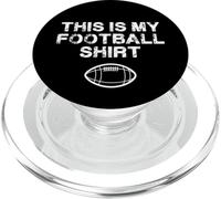 Camiseta con Texto en inglés This Is My Football Shirt Love Football Sports Fans PopSockets PopGrip para MagSafe