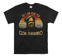 Camiseta con texto en inglés "Toast of London" de Steven Toast Yes I Can Hear You Clem Fandango, camiseta vintage con cita de películas unisex, Negro, L