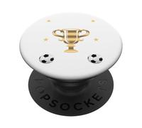 Camiseta con Texto en inglés We Are The Champions PopSockets PopGrip Adhesivo