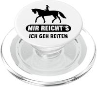 Camiseta con texto "Mir reichts ich geh jetzt Reitter", regalo para caballos PopSockets PopGrip para MagSafe