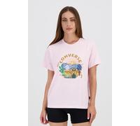 Camiseta Converse - Rosa - Camiseta Algodón Mujer talla L