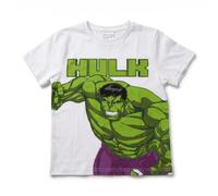 Camiseta Corta Avengers Hulk para Niños y Niñas - Camiseta Infantil Marvel Transpirable y Cómoda, Ropa para Verano, Uso Diario y Excursiones