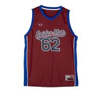 CERDÁ LIFE'S LITTLE MOMENTS Camiseta Corta Basketball Spiderman, Rojo, S/M Unisex Adulto