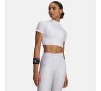 Under Armour HeatGear Crop Mock L Blanco
