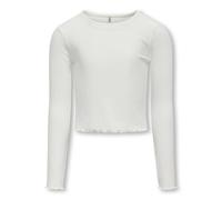 Camiseta corta de manga larga Niña Talla 153/156 cm (13/14 años). Color Blanco