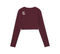 Camiseta corta de manga larga PUMA x HYROX SHAPELUXE para mujer, Ropa, Rojo, L L