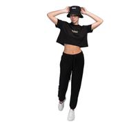 Lonsdale Aultbea Camiseta DE Ocio, Dorado, XXL Corto para Mujer 117396