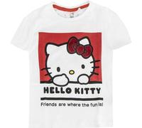 CERDÁ LIFE'S LITTLE MOMENTS Camiseta Corta niños Diseño Moderno y cómodo Looks Casuales y Deportivos de Hello Kitty, White, 4 años