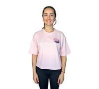 Camiseta corta oversize Hard Work Pays Off - Rosa / S