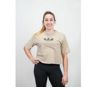 Camiseta corta oversize More Weight Less Excuses - Camel / S