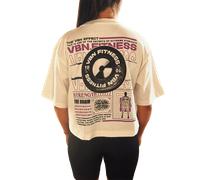 Camiseta corta oversize The Brain Effect - Blanco roto / XL